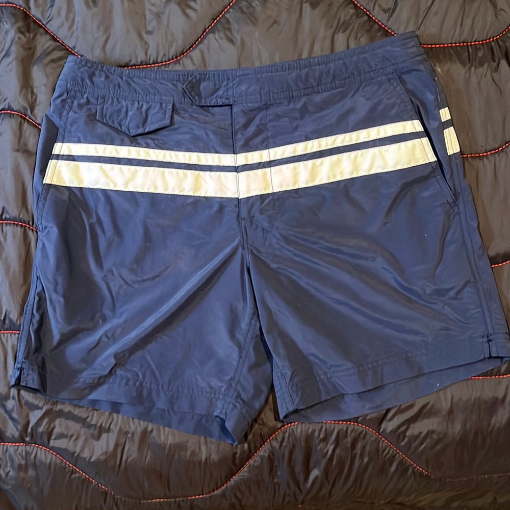 J.Crew Preppy Swimwear Navy White Stripes